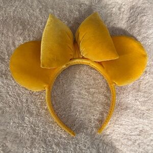 Yellow Bow Mouse Ear Headband